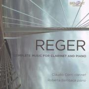 REGER COMPLETE MUSIC FOR CLARINET AND PIANO. Autor: REGER M.. Dadada.pl Okładka książki REGER COMPLETE MUSIC FOR CLARINET AND PIANO