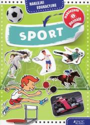 Sport. Naklejki edukacyjne. Autor: Żołądek Barbara. Dadada.pl Okładka książki Sport. Naklejki edukacyjne