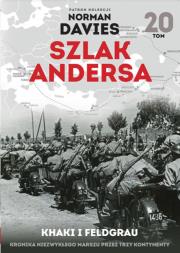 Szlak Andersa 20 Khaki i Feldgrau. Autor: Mackiewicz Michał. Dadada.pl Okładka książki Szlak Andersa 20 Khaki i Feldgrau