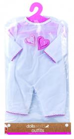 Opakowanie Ubranko Deluxe Fashion Boutique dla lalek do 41cm białe z serduszkiem