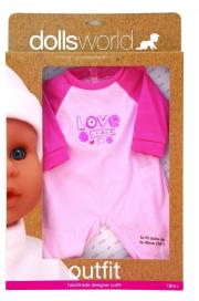 Opakowanie Ubranko Deluxe Fashion Boutique dla lalek do 46cm różowe Love