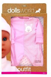 Opakowanie Ubranko Deluxe Fashion Boutique dla lalek do 46cm różowe z króliczkiem