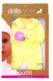 Opakowanie Ubranko Deluxe Fashion Boutique dla lalek do 46cm żółty ślimak