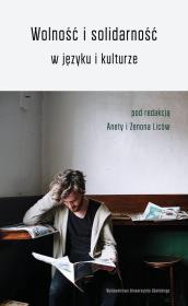 Opakowanie Wolność i sprawiedliwość w języku i kulturze