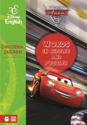 Okładka książki Words in riddles and puzzles Auta 3 Disney English