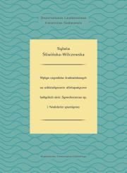 Okładka książki Wpływ czynników środowiskowych na oddziaływanie allelopatyczne bałtyckich sinic Synechococcus