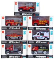 Opakowanie Auto metalowe straż 10cm