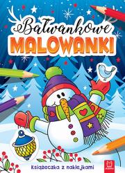 Bałwankowe malowanki. Książeczka z naklejkami. Autor: Opracowanie zbiorowe. Dadada.pl Okładka książki Bałwankowe malowanki. Książeczka z naklejkami