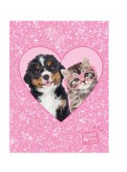 Opakowanie Błyszczący pamiętnik/ notes Studio Pets