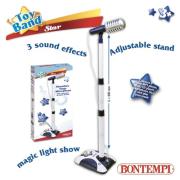 Opakowanie Bontempi Star mikrofon w stylu vintage ze statywem i efektami dźwiękowymi