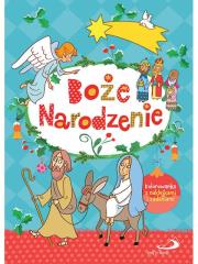 Okładka książki Boże Narodzenie. Kolorowanka z naklejkami...