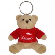 Opakowanie Breloczek Miś w koszulce czerwonej Polska