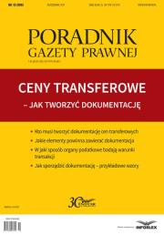 Okładka książki Ceny transferowe - jak tworzyć dokumentację