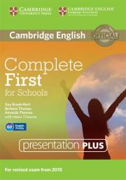 Complete First for Schools Presentation Plus DVD-ROM. Autor: Brook-Hart Guy, Thomas Barbara, Thomas Amanda, Tiliouine Helen. Dadada.pl Okładka książki Complete First for Schools Presentation Plus DVD-ROM