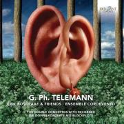 DOUBLE CONCERTOS FOR RECORDER. Autor: TELEMANN G.P.. Dadada.pl Okładka książki DOUBLE CONCERTOS FOR RECORDER