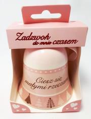 Opakowanie Dzwonek ceramiczny Ciesz się małymi rzeczami