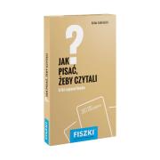 Fiszki Jak pisać żeby czytali. Autor: Jabłoński Artur. Dadada.pl Okładka książki Fiszki Jak pisać żeby czytali
