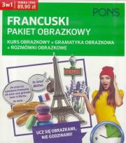 Francuski pakiet obrazkowy 3w1. Autor: praca zbiorowa. Dadada.pl Okładka książki Francuski pakiet obrazkowy 3w1