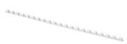 Opakowanie Grzbiety do bindowania Office Products A4 6 mm plastikowe 100 sztuk białe