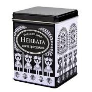 Herbata czarna z porzeczkami puszka kurpiowska 50g. Wydawca: Folkstar. Dadada.pl Opakowanie Herbata czarna z porzeczkami puszka kurpiowska 50g