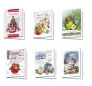 Opakowanie Karnet B6 BN z wieloma elem. świeckie (10szt) MIX