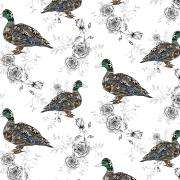 Opakowanie Karnet Swarovski kwadrat Etniczne kaczki