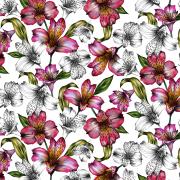 Okładka książki Karnet Swarovski kwadrat Etniczne lilie