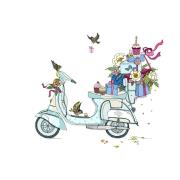 Opakowanie Karnet Swarovski kwadrat Skuter