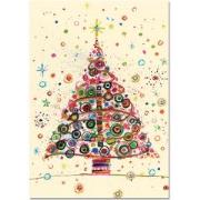 Opakowanie Karnety mini świątczne Wesołe drzewo (20szt)