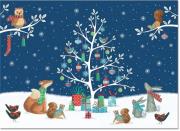 Opakowanie Karnety świątczne Delux Woodland Noel (20szt)