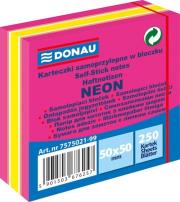 Opakowanie Kartki samoprzylepne kostka neon pastel
