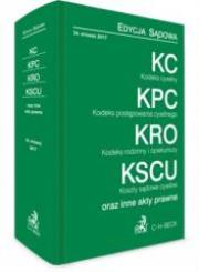 KC, KPC, KRO, KSCU oraz inne akty prawne w.34. Autor: praca zbiorowa. Dadada.pl Okładka książki KC, KPC, KRO, KSCU oraz inne akty prawne w.34