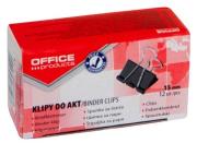Opakowanie Klipy do akt 15mm Office Products 12 sztuk