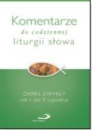 Opakowanie Komentarze do codziennej liturgii słowa