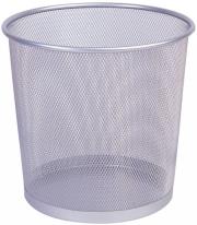 Opakowanie Kosz na śmieci Q-Connect metalowy 12L srebrny