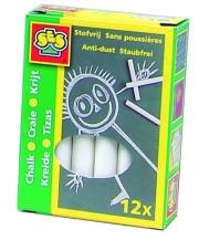 Kreda niepyląca biała 12 szt. Wydawca: SES NL. Dadada.pl Opakowanie Kreda niepyląca biała 12 szt