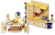 Opakowanie Kuchnia z jadalnią do domku dla lalek