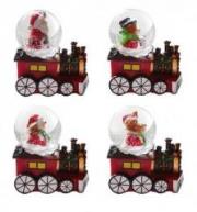 Opakowanie Kula śnieżna Lokomotywa z postaciami (4 szt)