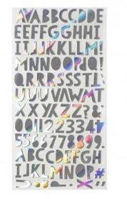 Opakowanie Litery samoprzylepne lustrzane duże