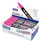 Opakowanie Marker do szyb Fluo różowy (12 szt) MILAN