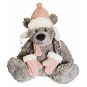 Opakowanie Miś Niels fungi w różowej czapce 32cm