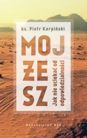 Mojżesz. Autor: Karpiński Piotr. Dadada.pl Okładka książki Mojżesz