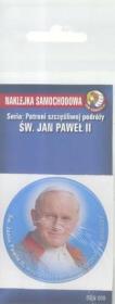 Okładka książki Naklejka samochodowa św. Jan Paweł II