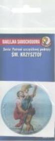 Okładka książki Naklejka samochodowa św. Krzysztof