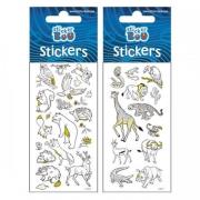Opakowanie Naklejki do kolorowania Sticker BOO zwierzęta
