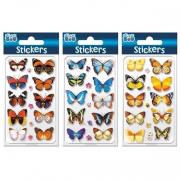 Opakowanie Naklejki Sticker BOO motyle 3D