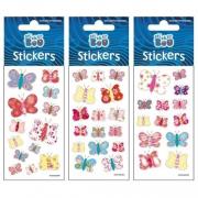 Opakowanie Naklejki Sticker BOO silver motyle