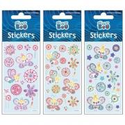 Okładka książki Naklejki Sticker BOO silver motylki