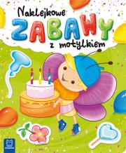 Okładka książki Naklejkowe zabawy z motylkiem