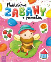 Naklejkowe zabawy z pszczółką. Autor: Opracowanie zbiorowe. Dadada.pl Okładka książki Naklejkowe zabawy z pszczółką